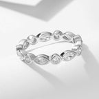 Round Oval Eternity Ring - Aventus