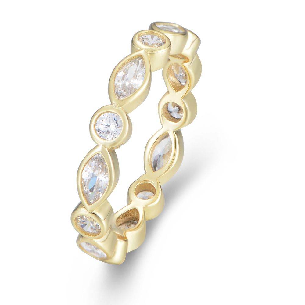 Round Oval Eternity Ring - Aventus