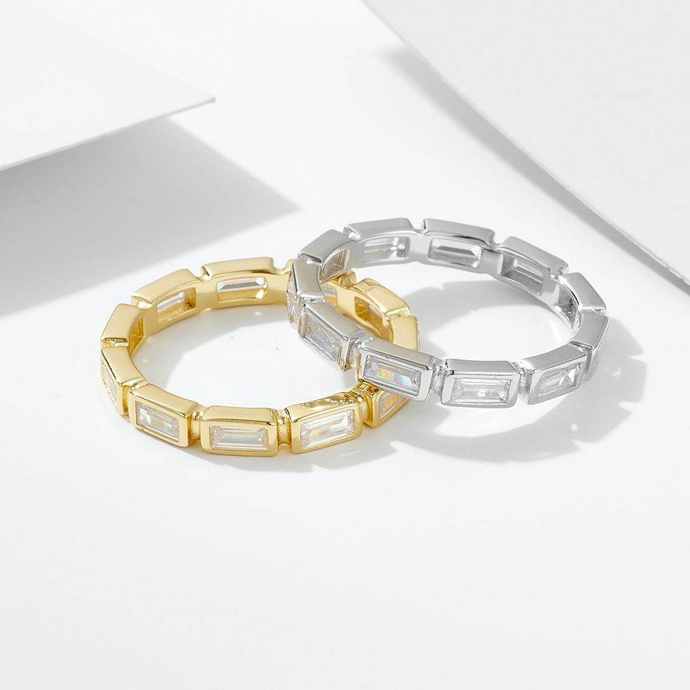 Baguette Cut Eternity Ring - Aventus