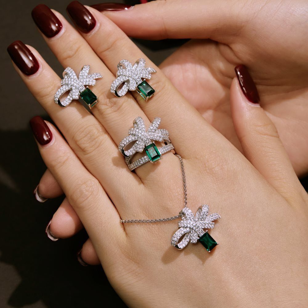 Emerald Ribbon Set