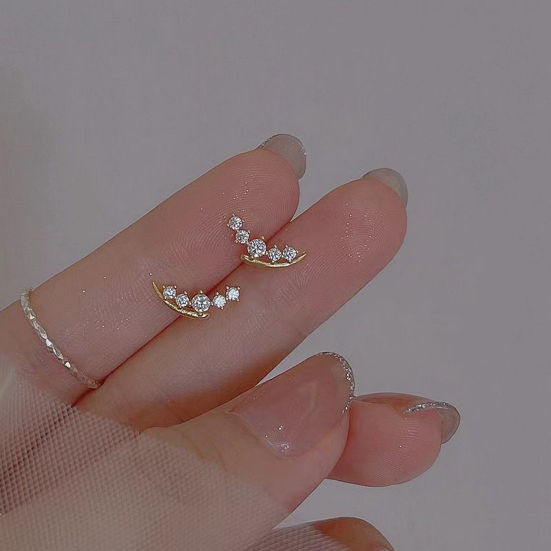 Crescent Sparkle Earrings