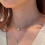 Round Diamond Pendant Necklace