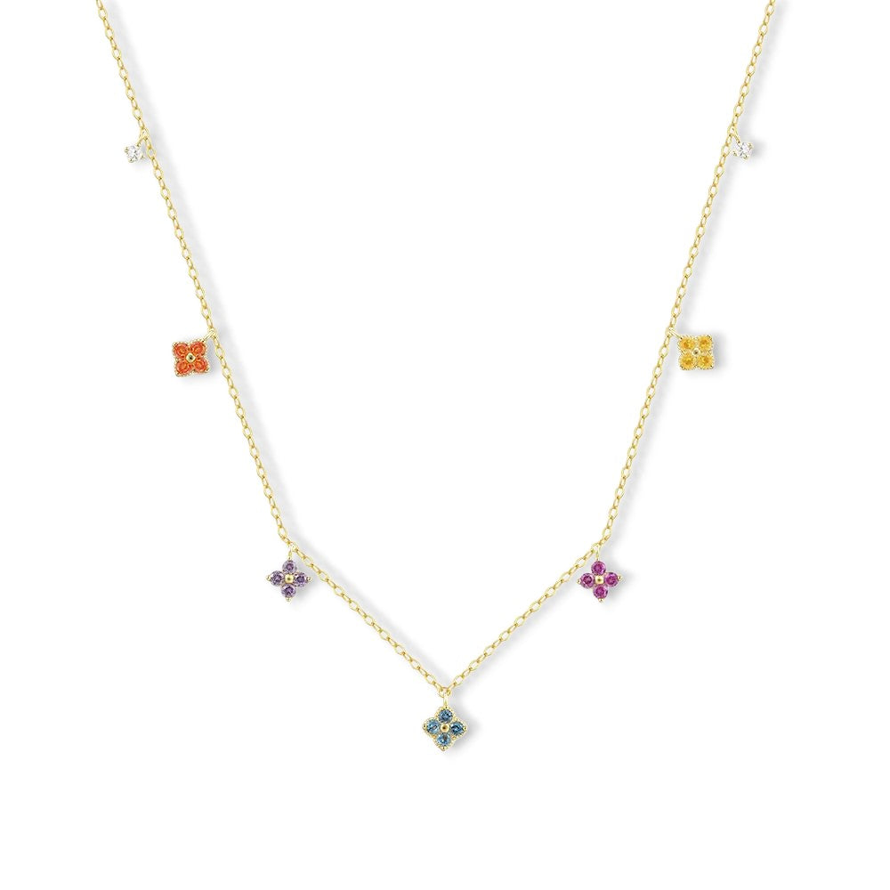 Whimsical Clover Necklace