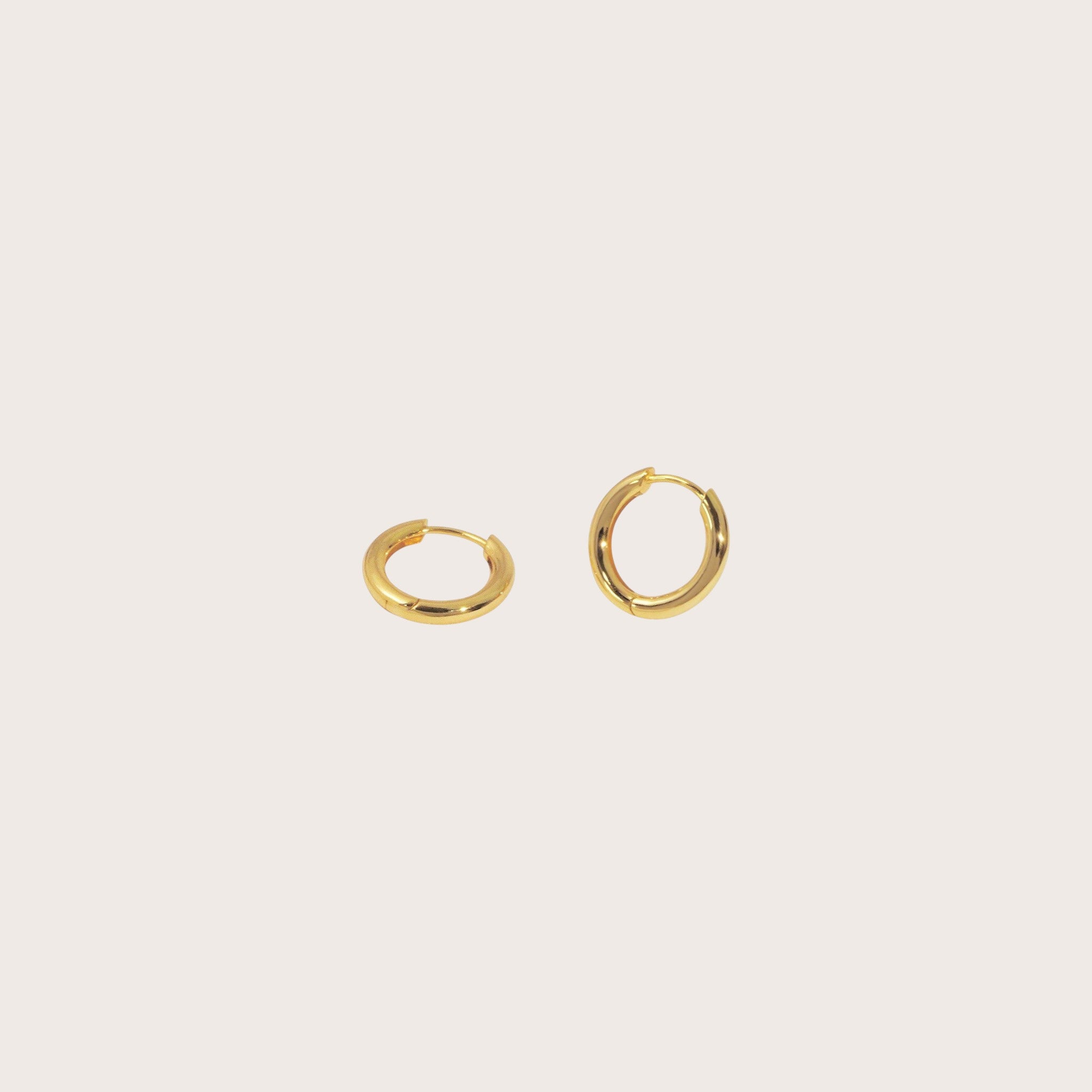 Gold Huggie Hoop Earrings