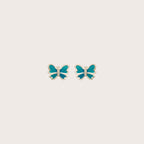 Pave Butterfly Stud Earrings