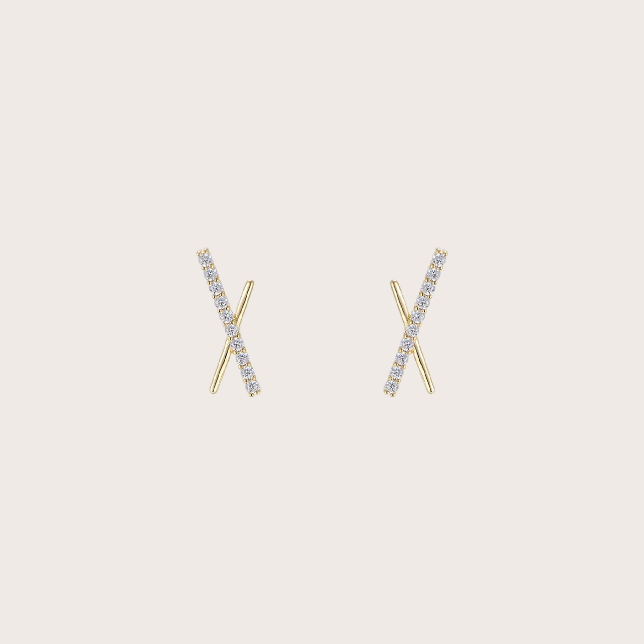 Cross Stud Earrings