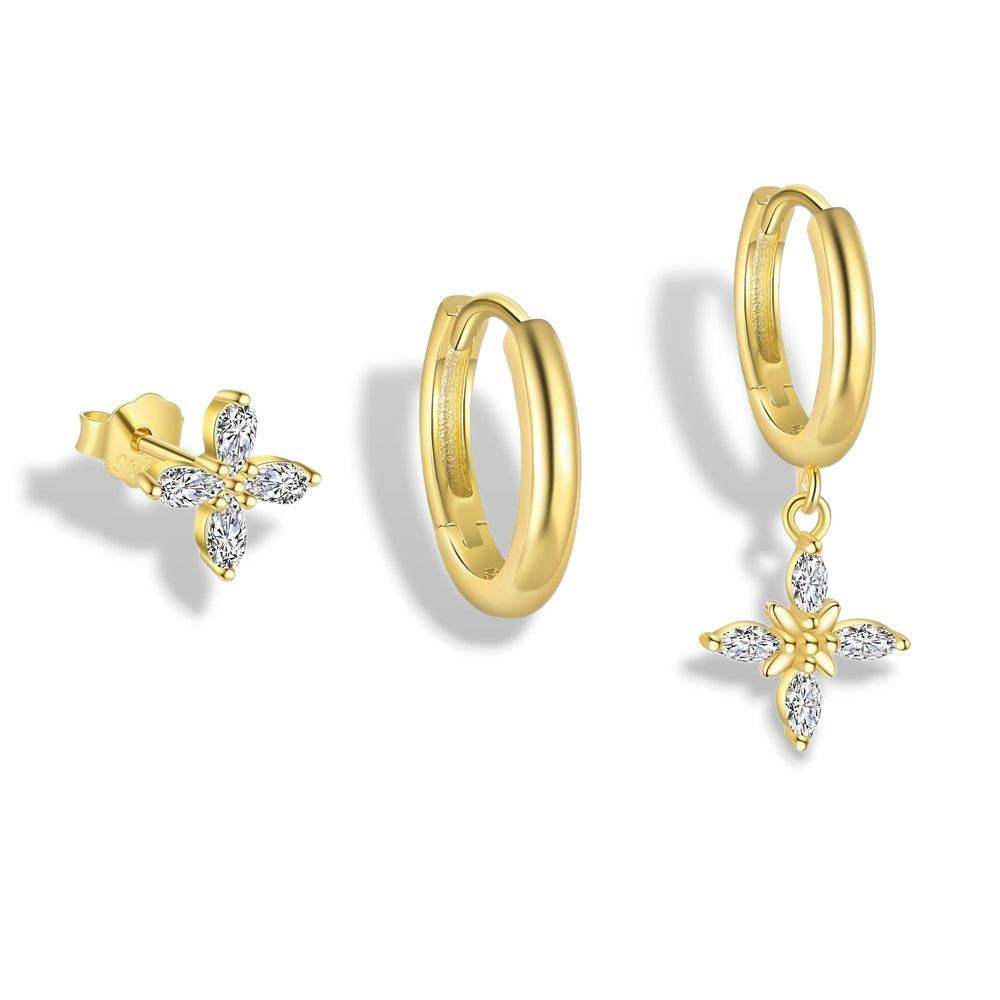 Dangling Clover with Hoop Set - Aventus