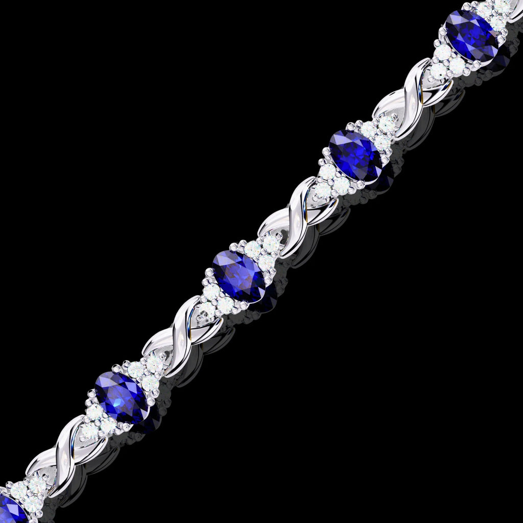 Luxury Yellow Gold Moissanite Diamond Bracelet – Handmade & Exclusive Aventus Design