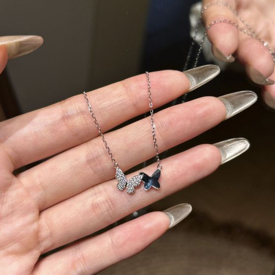 Twin Butterfly Necklace