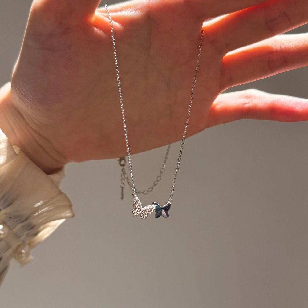 Twin Butterfly Necklace