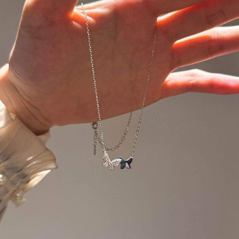 Twin Butterfly Necklace - Aventus