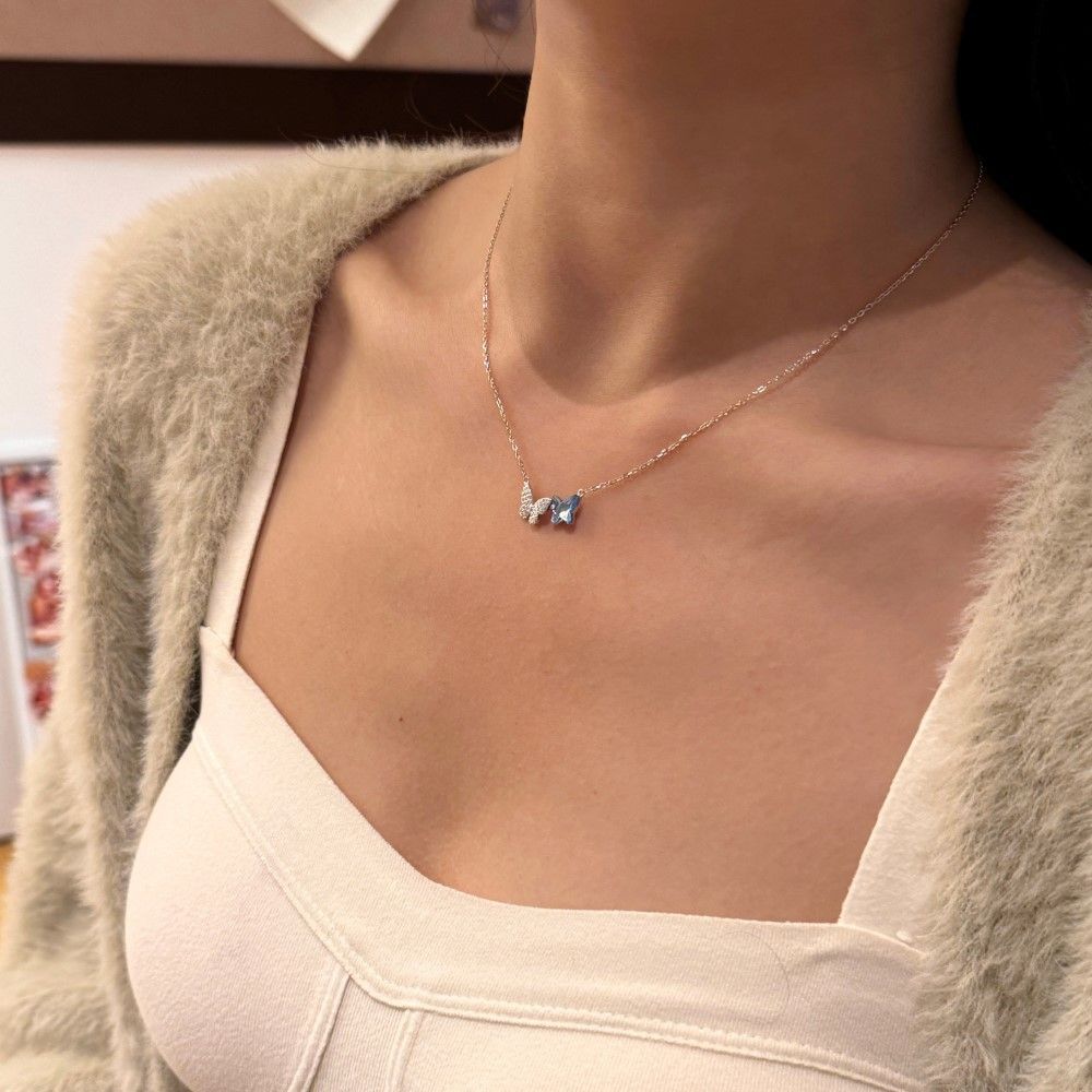 Twin Butterfly Necklace