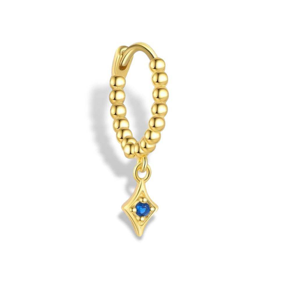 Dangling Double Layered Star Stud Earrings - Aventus