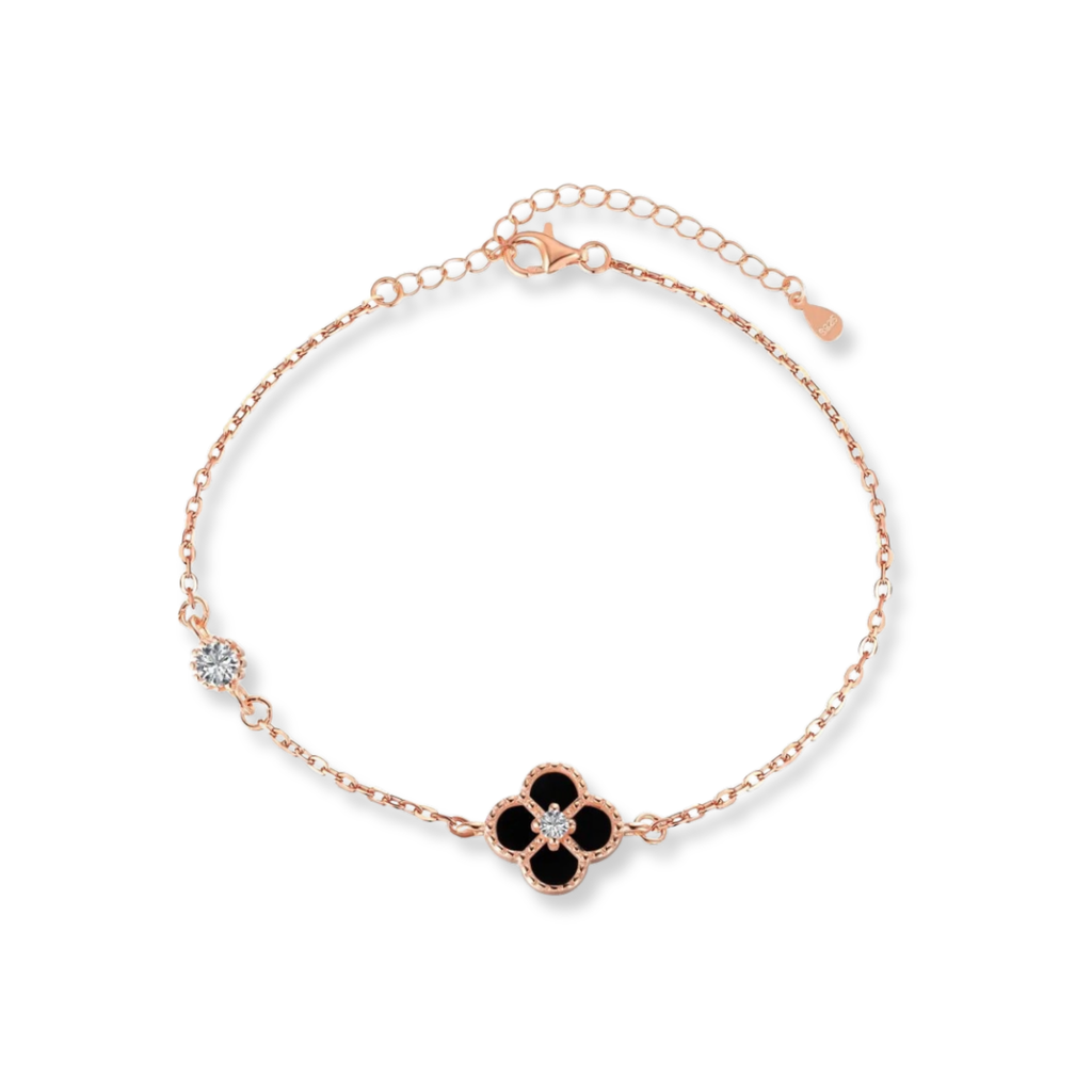Noir Lucky Clover Bracelet