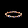 Luxury Yellow Gold Moissanite Diamond Bracelet – Handmade & Exclusive Aventus Design