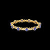 Luxury Yellow Gold Moissanite Diamond Bracelet – Handmade & Exclusive Aventus Design