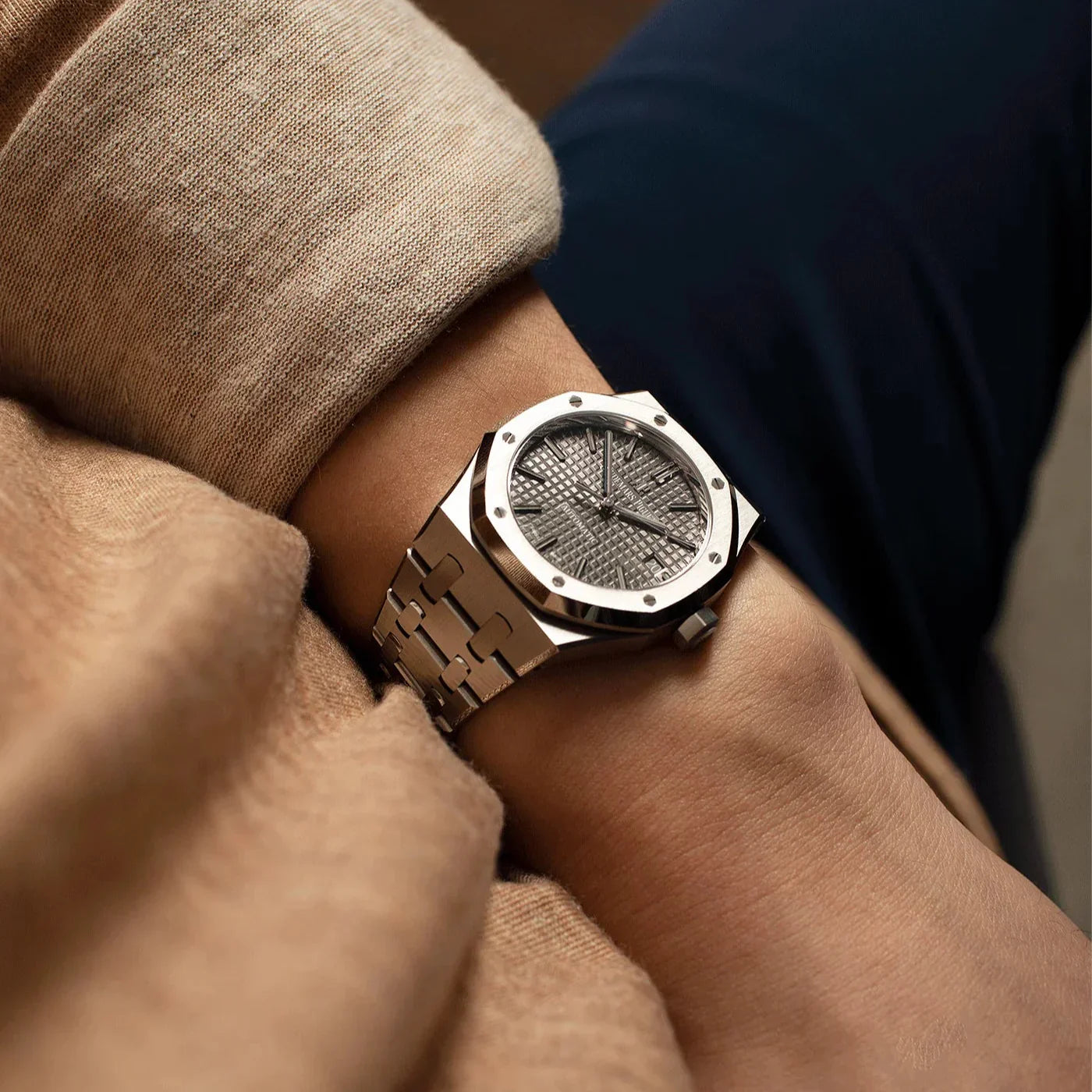 Royal Oak Grey Dial 15450ST.OO.1256ST.02
