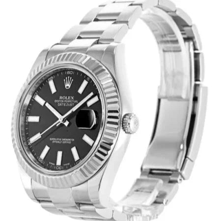 Datejust 41 / 36mm Black Dial 116334