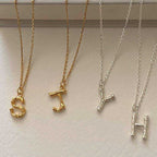 Letter Pendant Necklace - Aventus