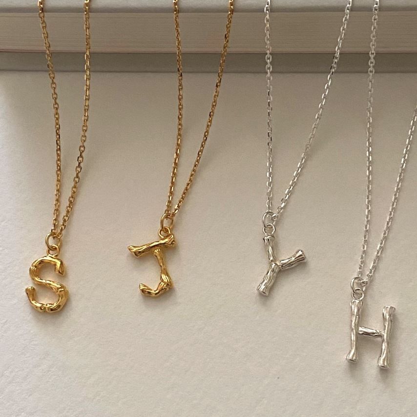 Letter Pendant Necklace