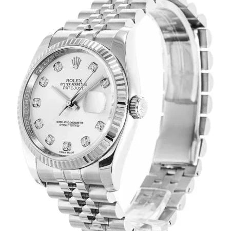 Datejust 36 /41 41mm White Dial 116234