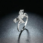 Silver Bow Ring - Aventus
