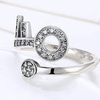 Pave Key Open Ring - Aventus