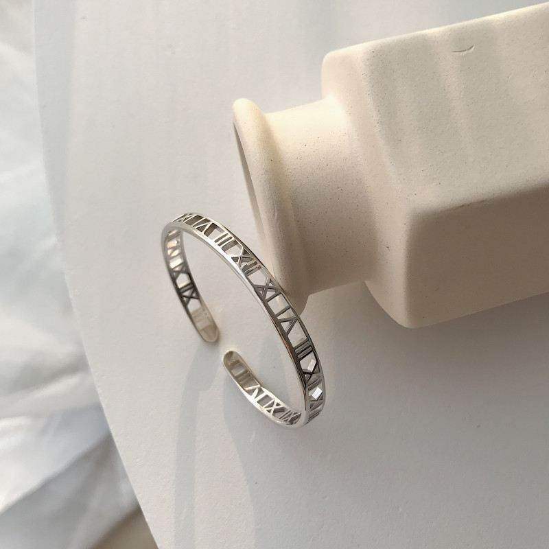 Roman Numeral Cuff Bracelet - Aventus