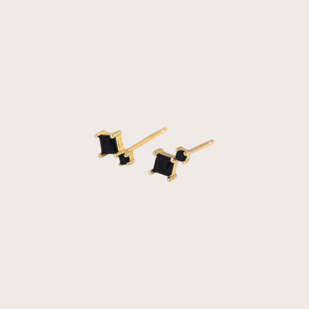 Mini Square Stud Earrings