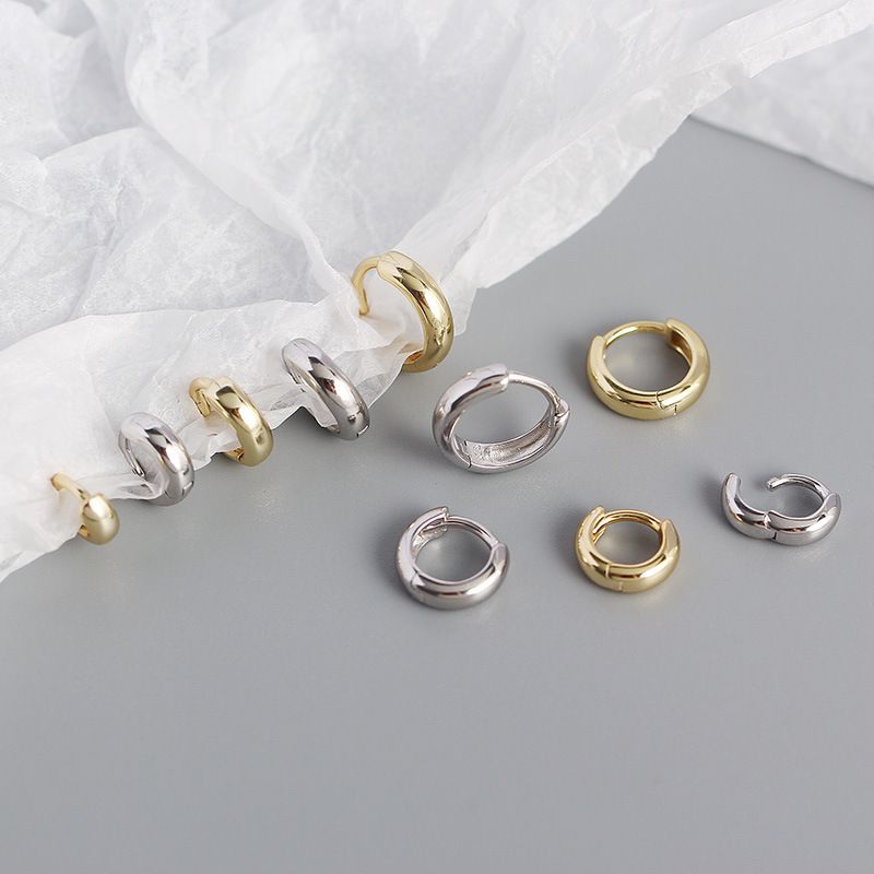 Classic Huggie Hoop Earrings