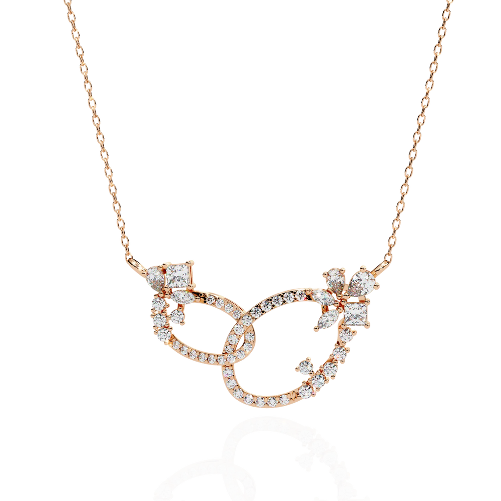 Luxury Moissanite Diamond Necklace – Opulent Aura Custom Fine Jewelry for Women