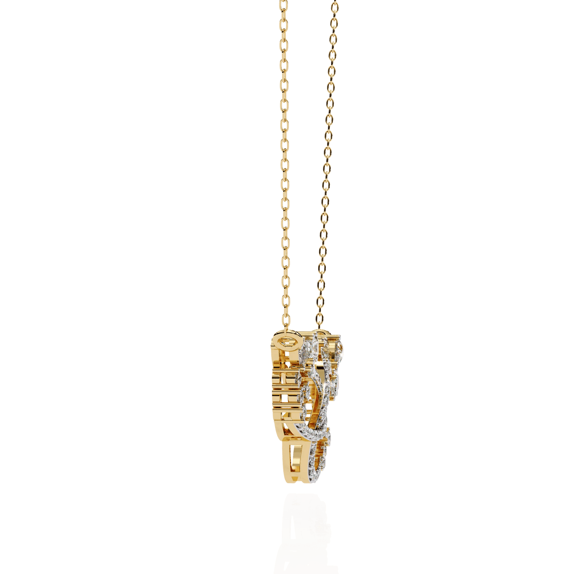 Luxury Moissanite Diamond Necklace – Opulent Aura Custom Fine Jewelry for Women - Aventus