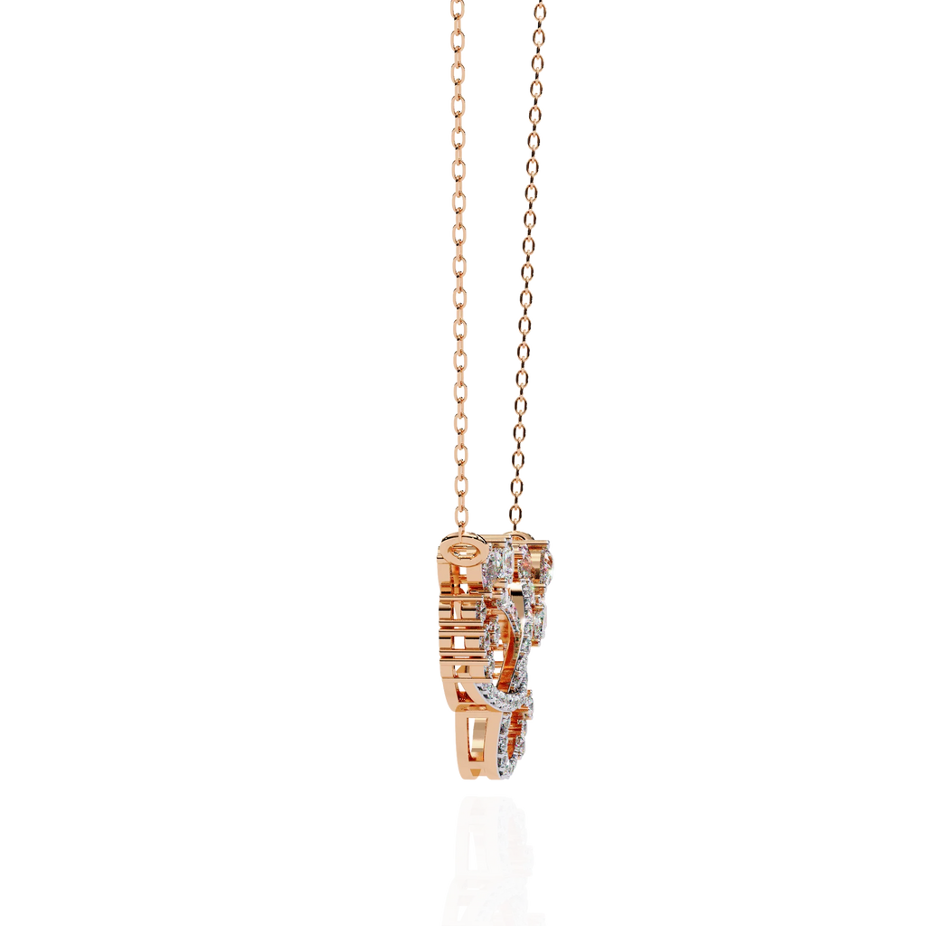 Luxury Moissanite Diamond Necklace – Opulent Aura Custom Fine Jewelry for Women