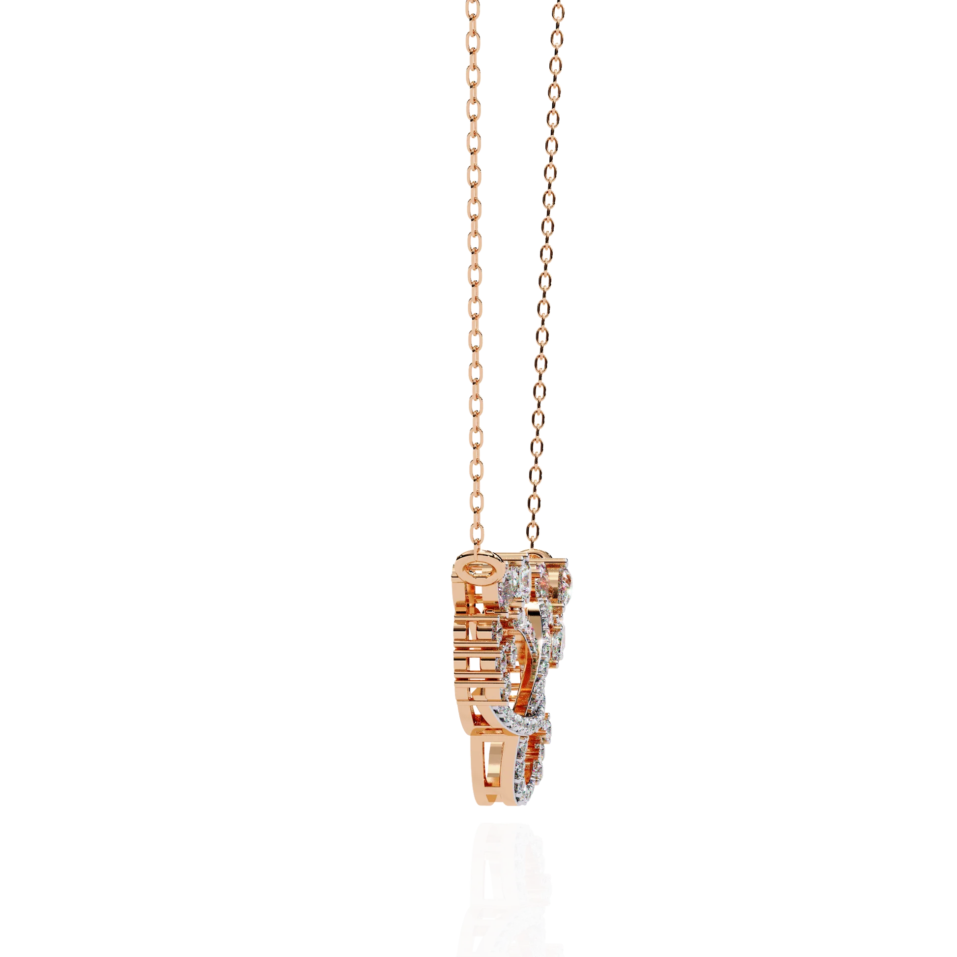 Luxury Moissanite Diamond Necklace – Opulent Aura Custom Fine Jewelry for Women