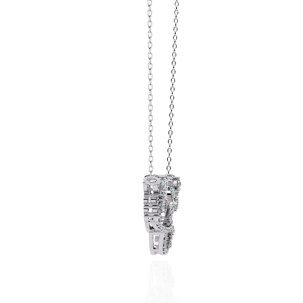 Luxury Moissanite Diamond Necklace – Opulent Aura Custom Fine Jewelry for Women
