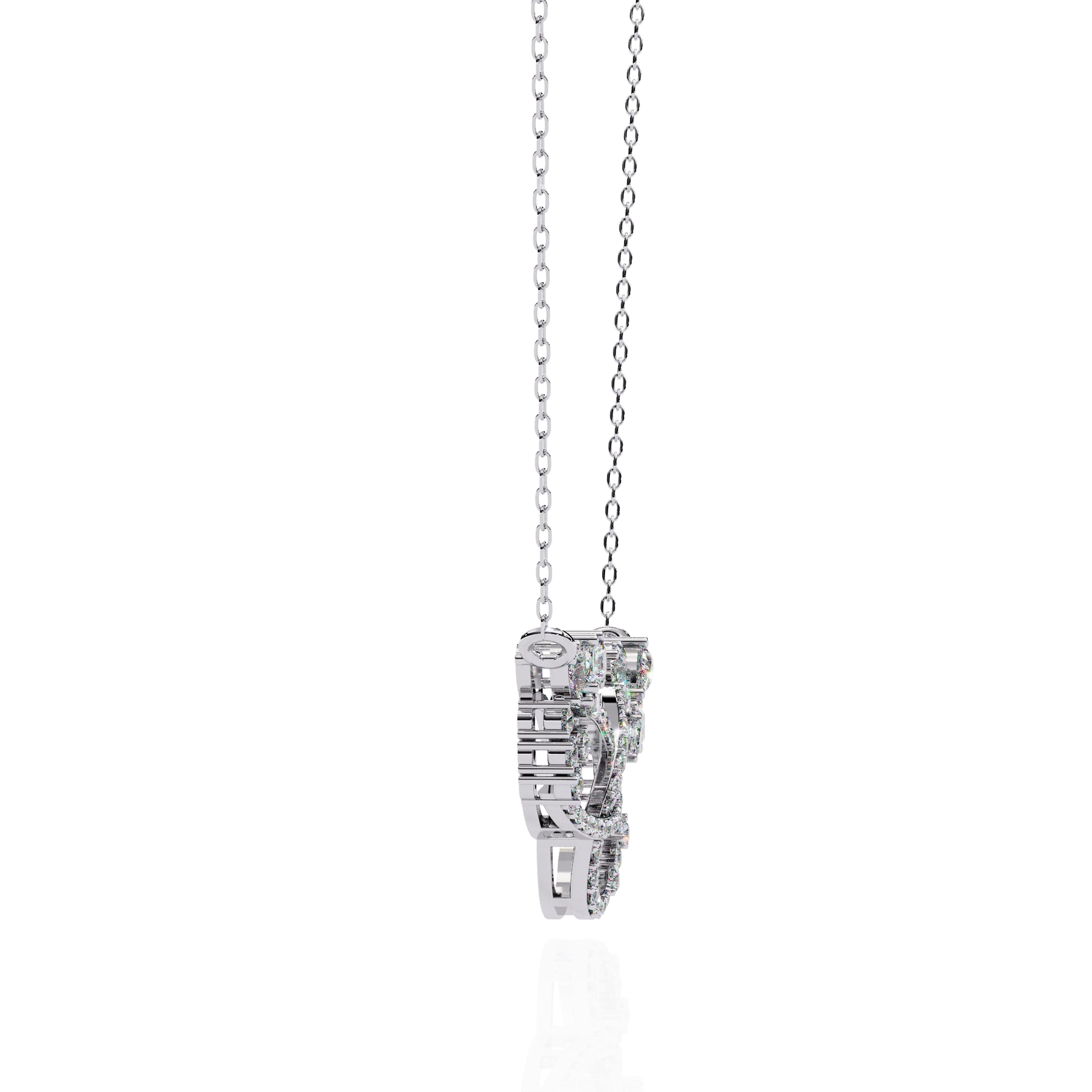 Luxury Moissanite Diamond Necklace – Opulent Aura Custom Fine Jewelry for Women