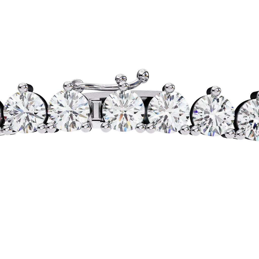 Custom Infinity Glow Moissanite Necklace – Wholesale Round Pendant Jewelry