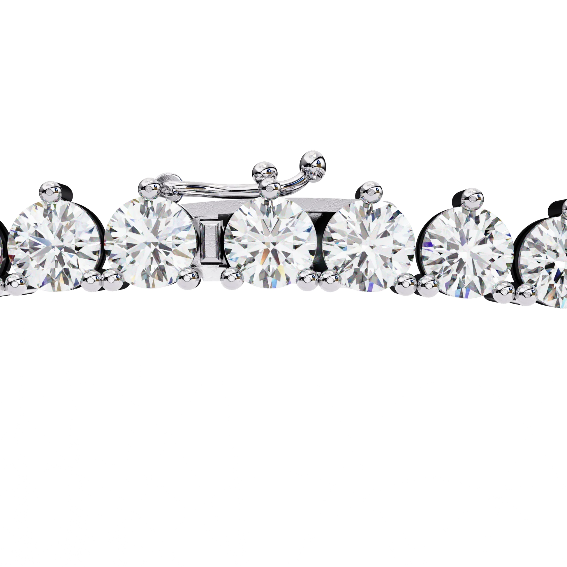 Custom Infinity Glow Moissanite Necklace – Wholesale Round Pendant Jewelry
