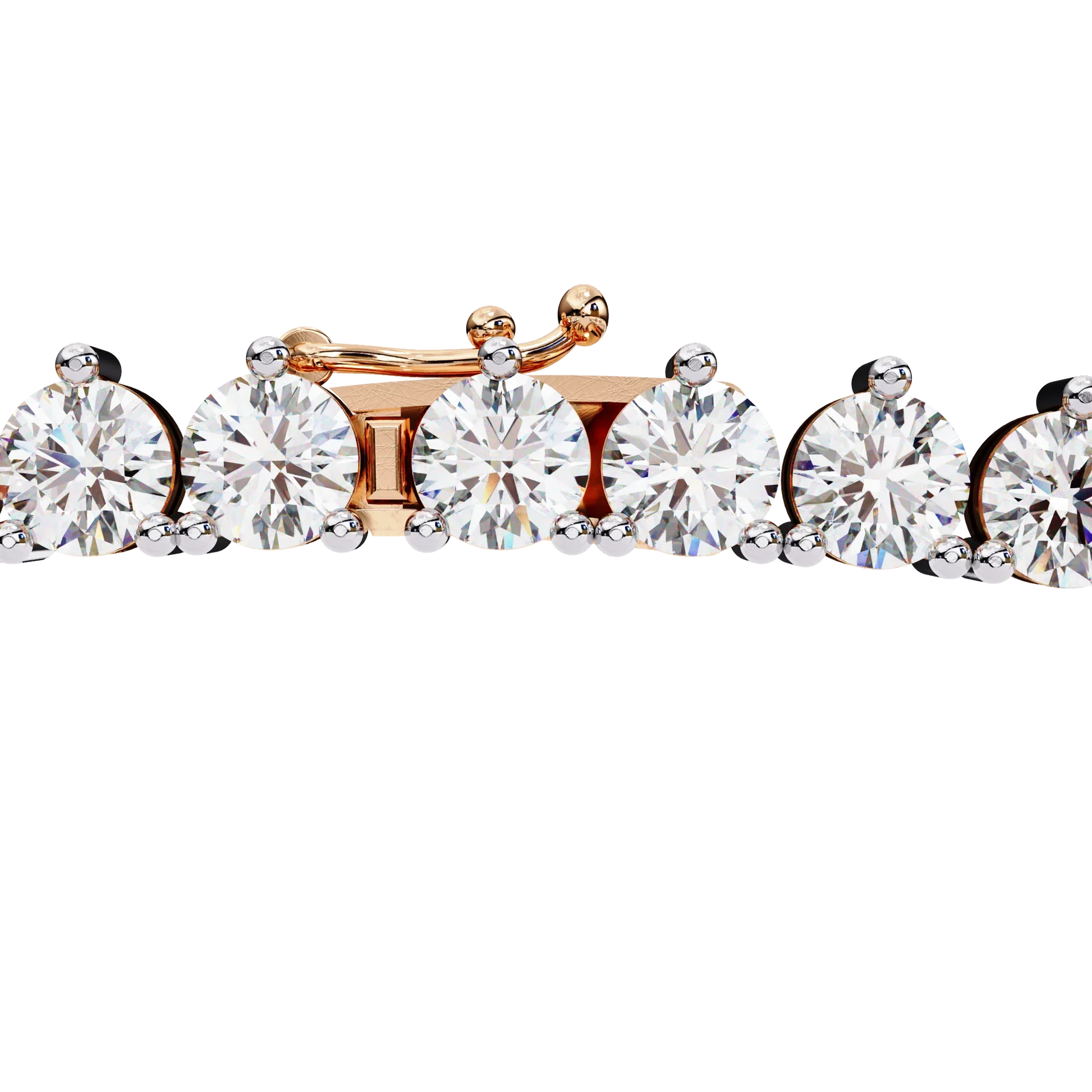 Custom Infinity Glow Moissanite Necklace – Wholesale Round Pendant Jewelry