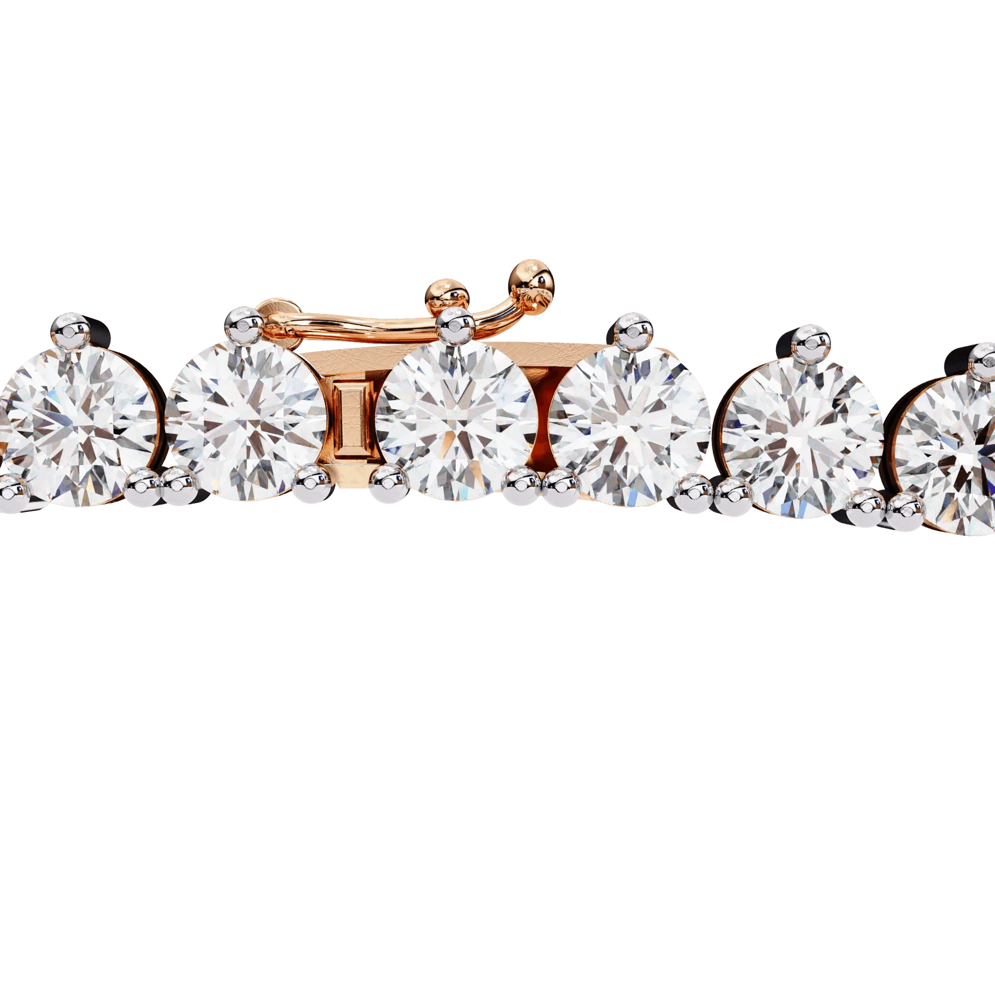 Custom Infinity Glow Moissanite Necklace – Wholesale Round Pendant Jewelry - Aventus