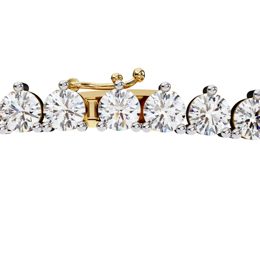 Custom Infinity Glow Moissanite Necklace – Wholesale Round Pendant Jewelry