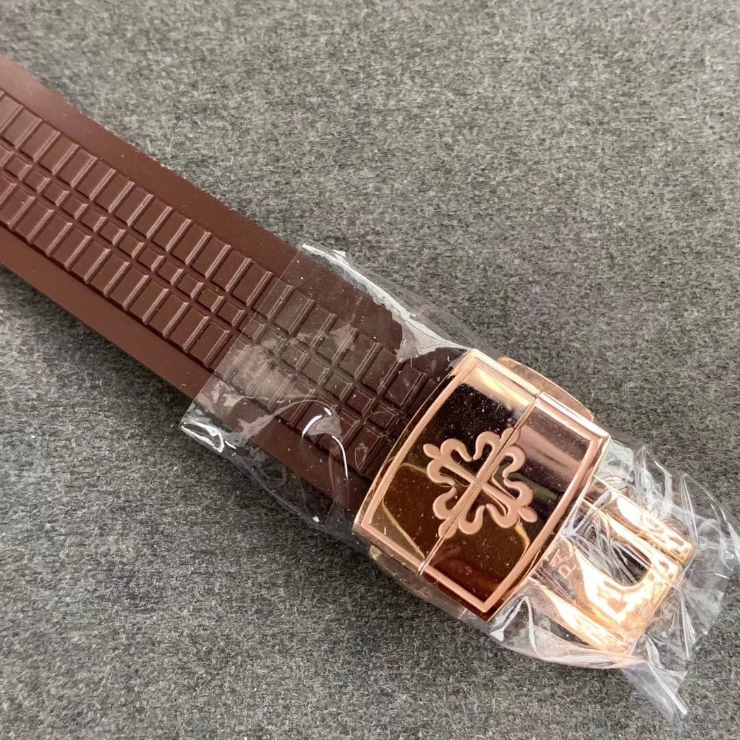 SUPERCLONE Aquanaut Travel Time Brown Dial 5164R-001