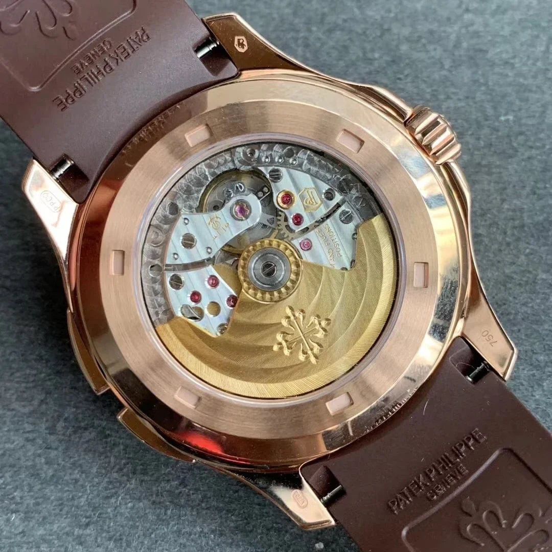 SUPERCLONE Aquanaut Travel Time Brown Dial 5164R-001