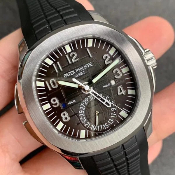 SUPERCLONE Aquanaut Travel Time Black Dial 5164A-001