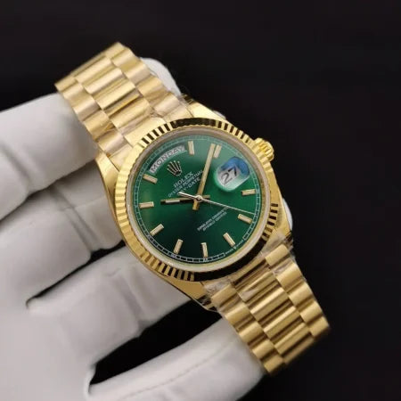 Day-Date II 41 / 36mm Green Dial 128238