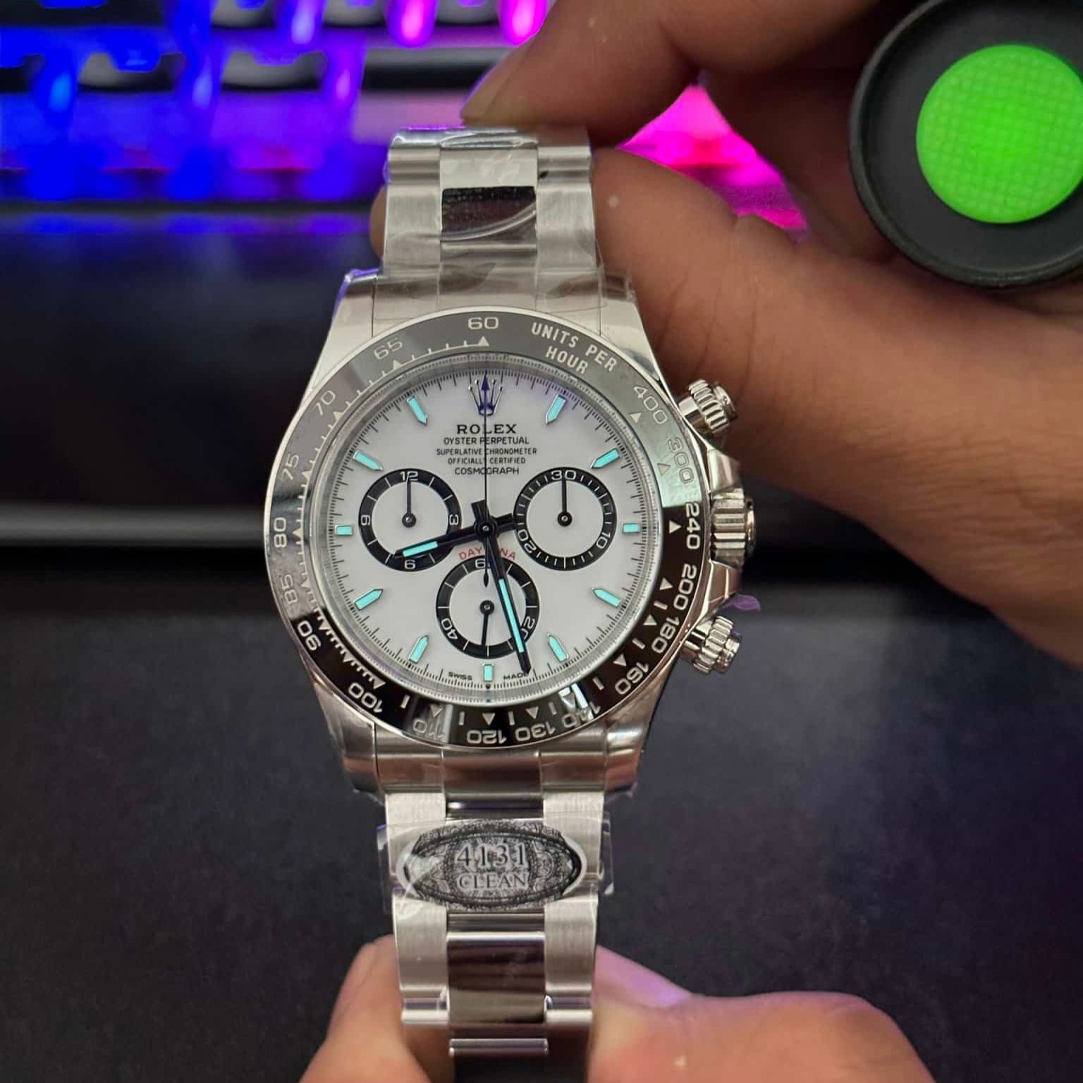 Daytona “Panda” 40mm White Dial 116500LN