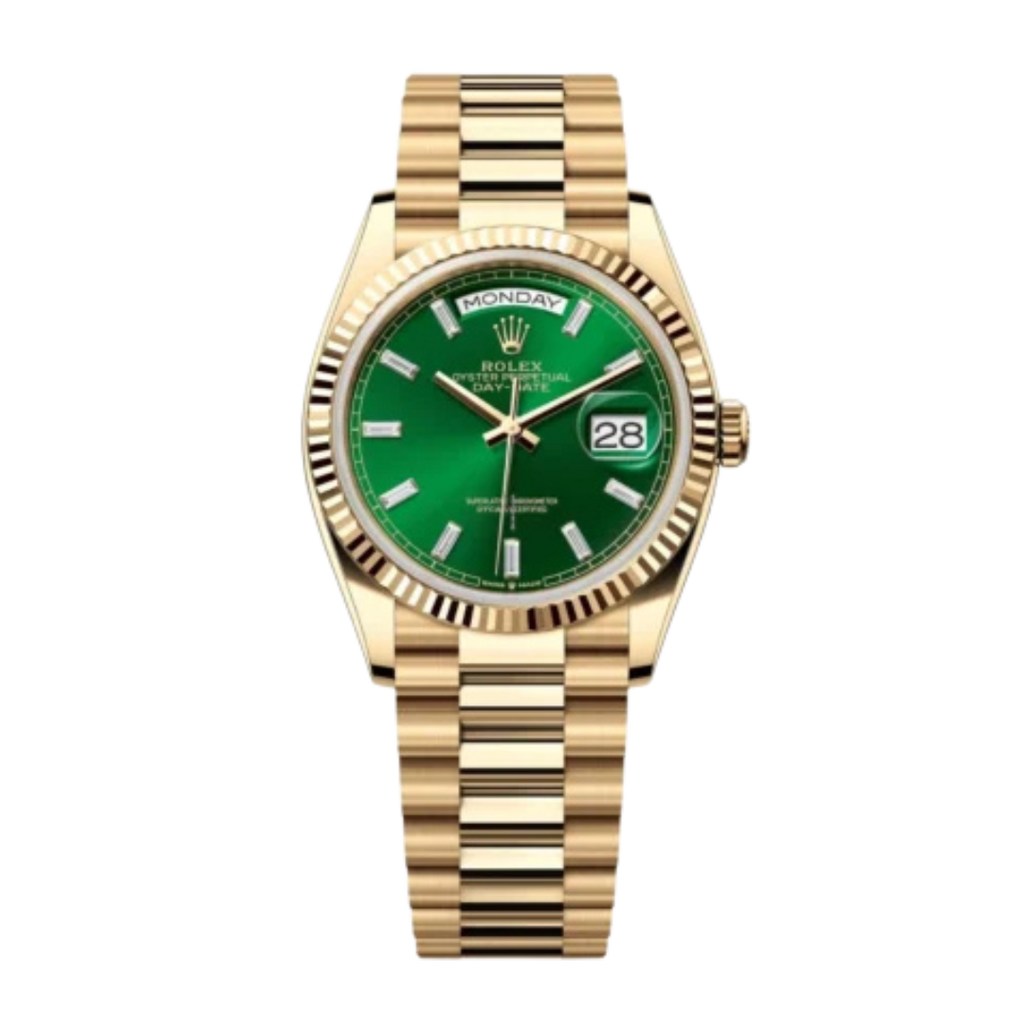 Day-Date II 41 / 36mm Green Dial 128238