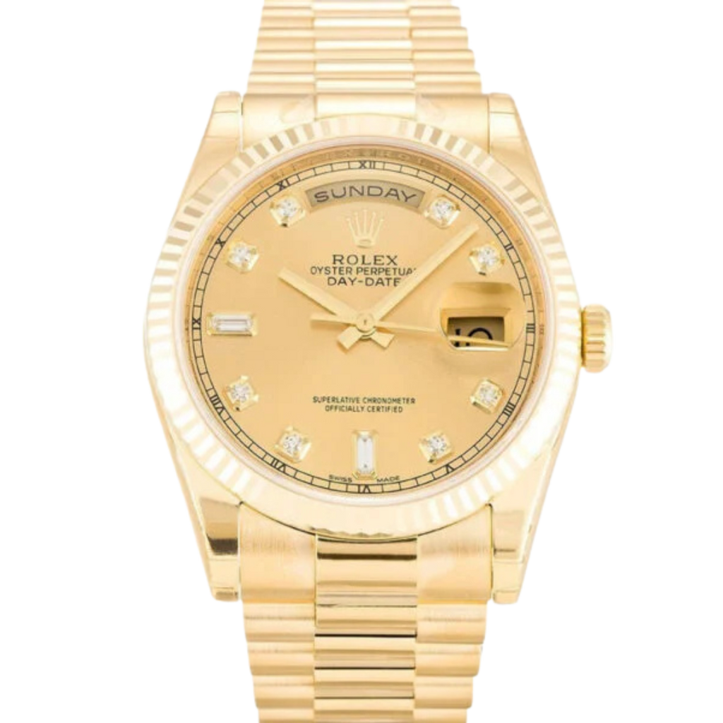 Day-Date 36 / 41mm Gold Dial 118238