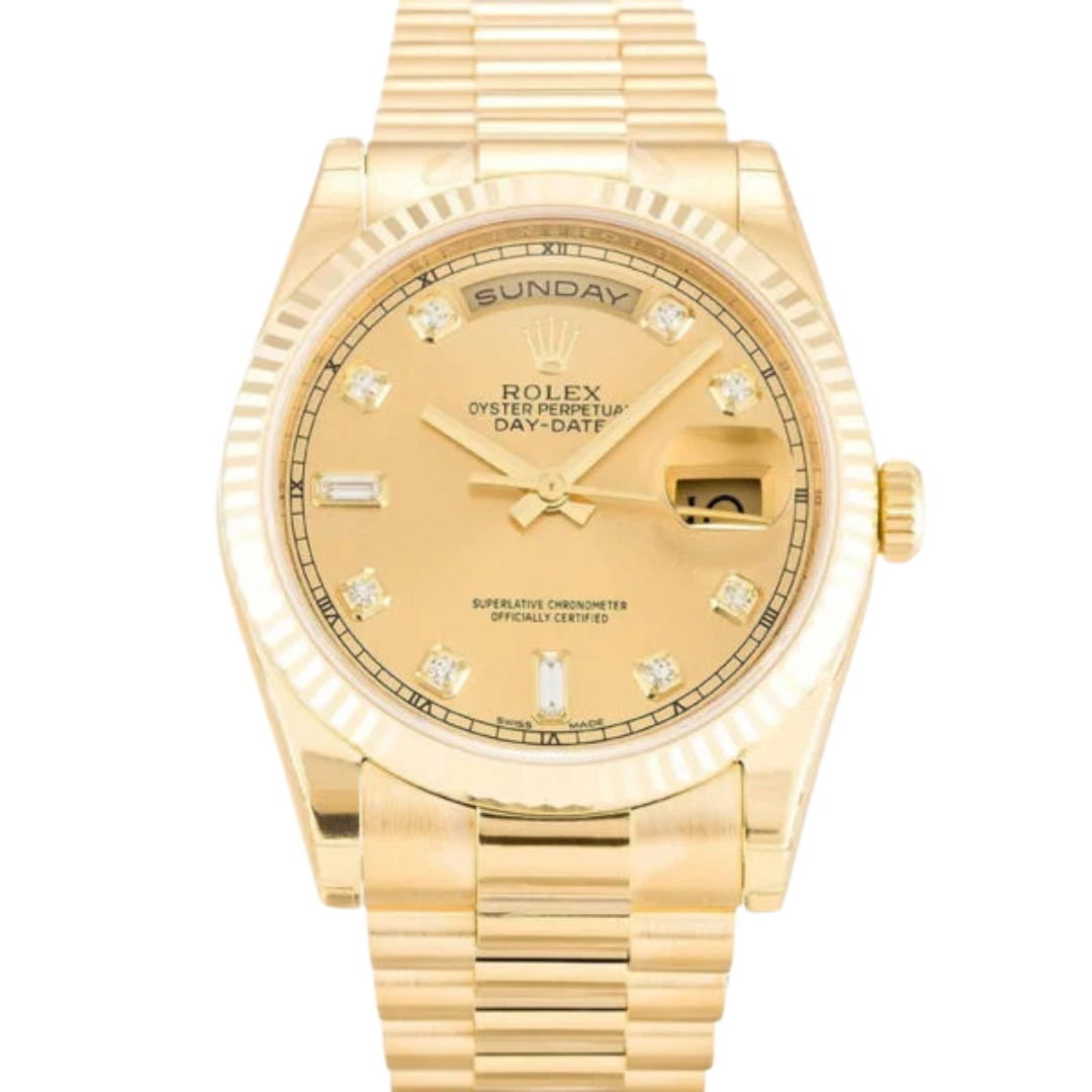 Day-Date 36 / 41mm Gold Dial 118238