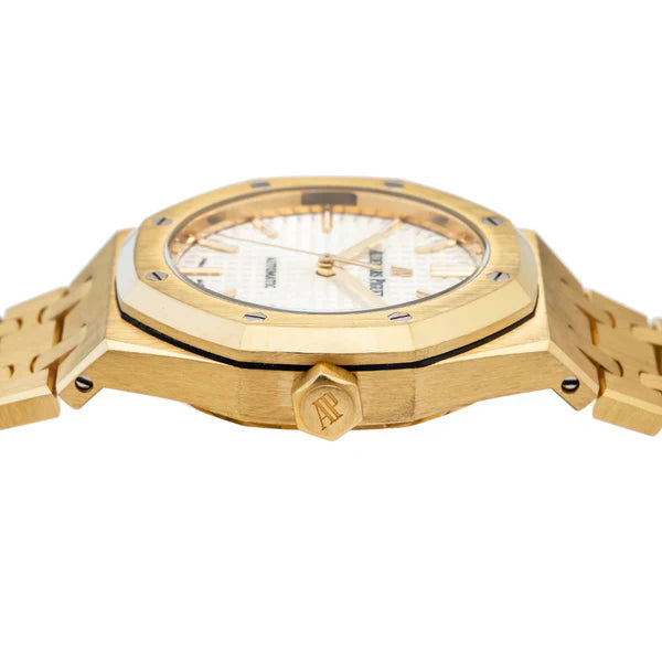 Royal Oak White Dial 15450BA